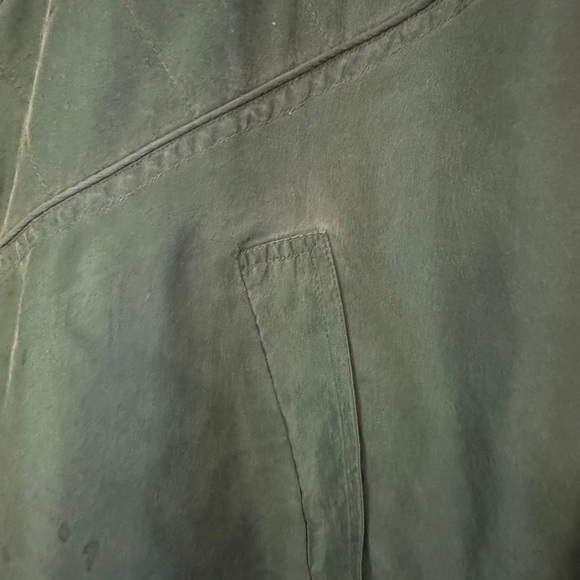 Fuda International Vintage Silk Bomber Jacket Green size M - Picture 10 of 11